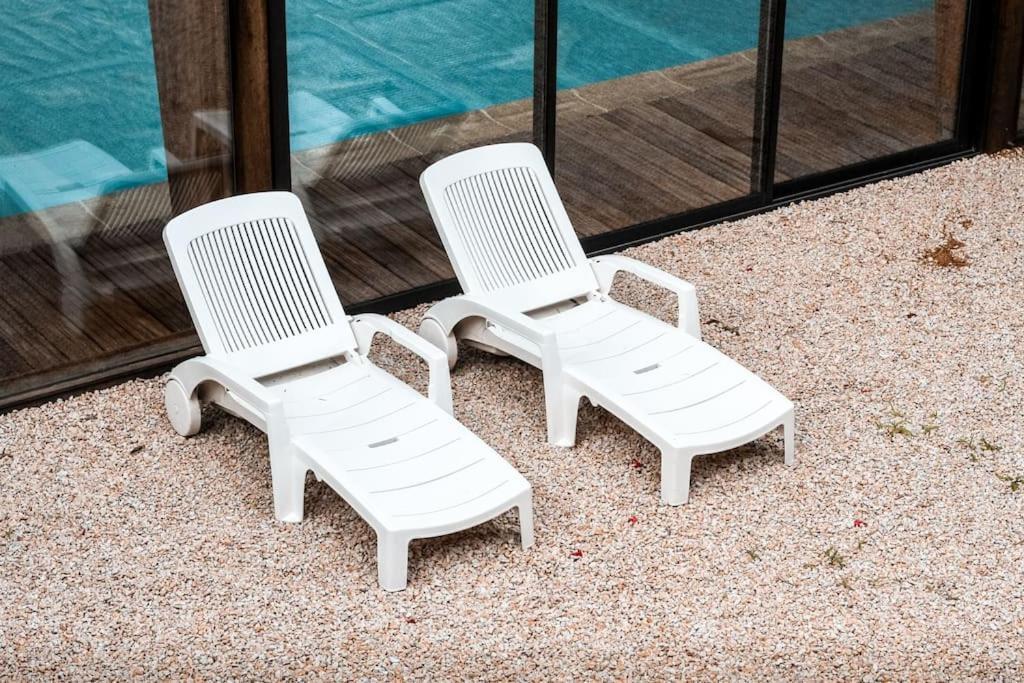 Appart-Duplex Vue Mer Panoramique Balcon & Piscine Proche Commerce Penmarcʼh Exteriér fotografie