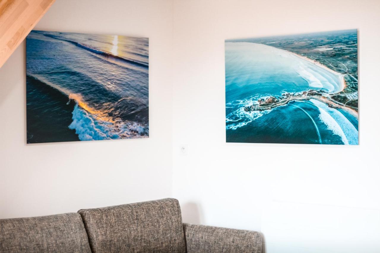 Appart-Duplex Vue Mer Panoramique Balcon & Piscine Proche Commerce Penmarcʼh Exteriér fotografie