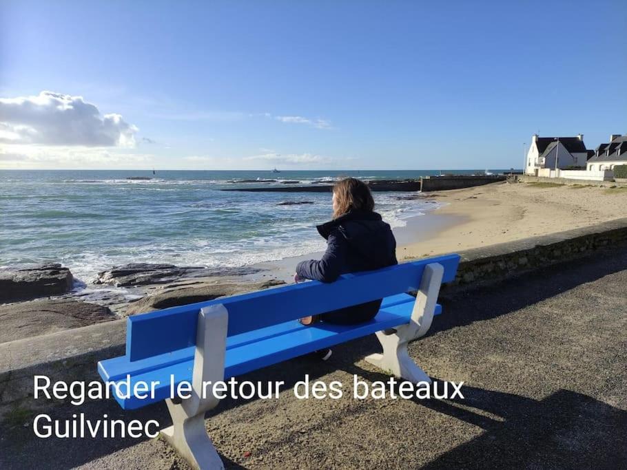 Appart-Duplex Vue Mer Panoramique Balcon & Piscine Proche Commerce Penmarcʼh Exteriér fotografie